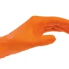 GUANTE NITRILO EXTRA NARANJA